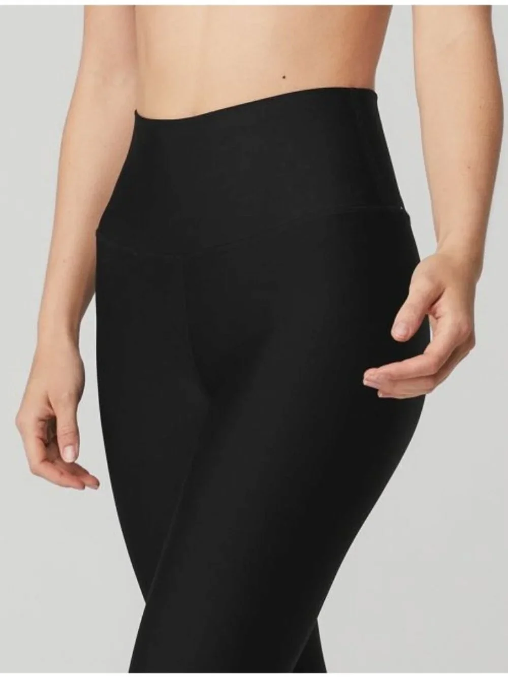 Alo 7/8 High-Waist Airlift Leggings Black Hi-Rise Waisted Skinny Tights Pants